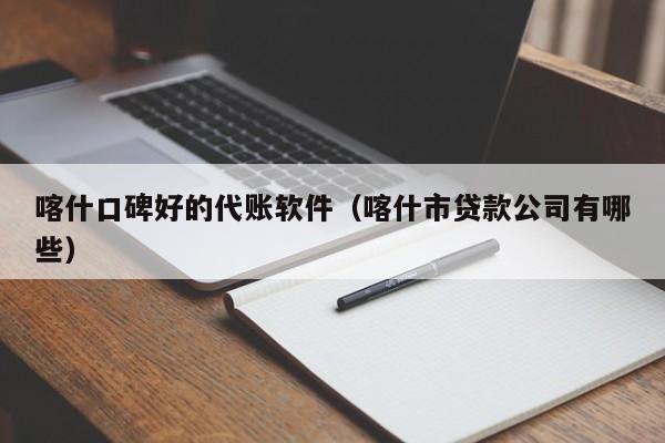 喀什口碑好的代账软件（喀什市贷款公司有哪些）