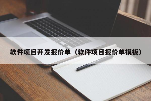 软件项目开发报价单（软件项目报价单模板）